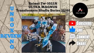 Unboxing Baiwei Tw-1022A Ultra Magnus Transformers Studio Series 32/44 ko.