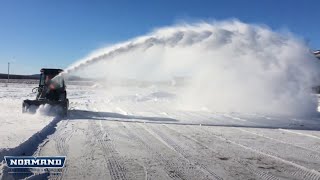 Souffleuse Normand N74-250H en action / N74-250H Normand snowblower in action