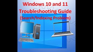 Fix Problems in Windows Search/Indexing - part 1