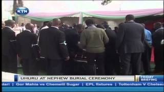 President Uhuru attends nephews burial