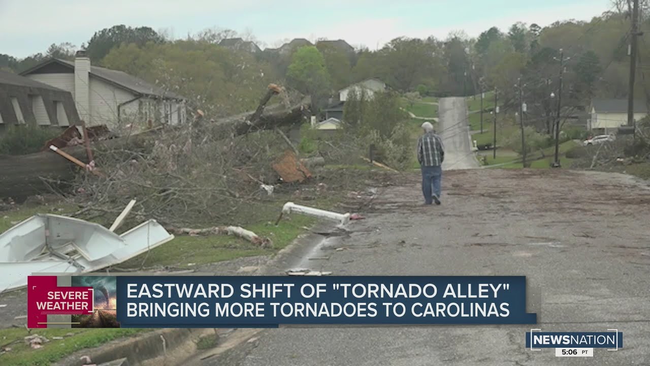 Eastward Shift Of "Tornado Alley" Brining More Tornadoes To Carolinas ...