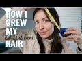 Postpartum Hair Story , MY HAIR GREW 3 INCHES IN 5 MONTHS WITH ONE CHEAP HAIR PRODUCT!