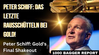 Silberaktien | Goldaktien - Peter Schiff: das letzte Rausschütteln bei Gold!