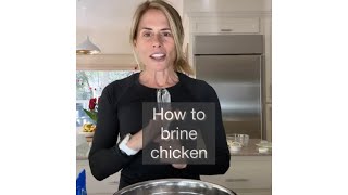 How to brine chicken