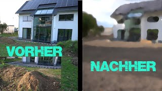 Der Garten wird eingeebnet! - Auf den Bagger, fertig, los!