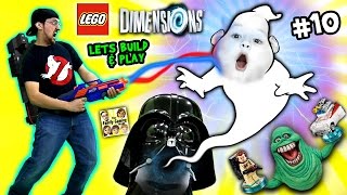 Lets Build & Play LEGO Dimensions #10: Duddy Traps Slimer! Ghost Busters Fun w/ Ecto-1