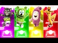 Talking Tom Vs Gummy Bear Vs Oddbods Vs Patila | Tiles Hop EDM Rush Gameplay