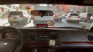 NYC Taxi Ride-Along - 3E43 Ford Crown Victoria P7A LWB (47th \u0026 10th to 18th \u0026 6th)