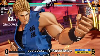 KOF XV Ryo Stun TOD 100% 84 Hit Corner Combo (4 Meters)