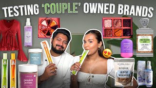 *Testing* BUSINESSES OWNED BY COUPLES💖👩🏻‍❤️‍💋‍👨🏻 / Mridul \u0026 Aditya