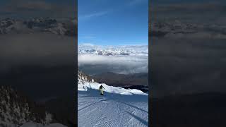 Top view from Aprica, Italy 🇮🇹 #skiing #ski