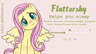 ASMR | F4A | Fluttershy helps you sleep | Sleepy Listener | Humming  | Forest Ambiance