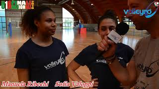 1.06.2018 - Volleyrò interviste: Manuela Ribechi e Sofia Valoppi