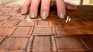 Faux Leather Scratching & Tapping - ASMR