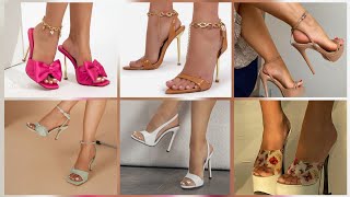 Amazing strap sandals design for ladies footwear collection 2025