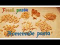 Types of Pasta | Homemade Fresh pasta| with the help of Machine