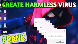 How to Create Harmless Virus Using Notepad | Create Virus Prank