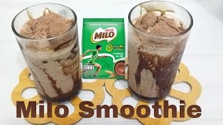 Milo Smoothie recipe By Flavour \u0026 Feast #milo #smoothie #milkshake#yummy