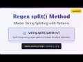 JavaScript Regex: Mastering split() Method with Regular Expressions