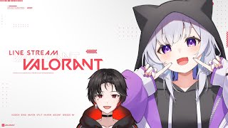 【＃紫白あづき/#VALORANT  】 ＃卯月かなう ヴァロ初コラボ！師匠と弟子です＃新人VTuber