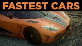 NFS The Run (PC) - Top 20 Fastest Cars