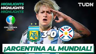HIGHLIGHTS | Argentina 3-0 Paraguay | Copa América Femenil 2022-3er Lugar | TUDN