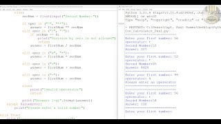 How to Create a Console Calculator using Defined Function in Python