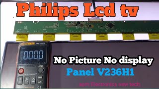 #Philips 24inches #lcd TV Fault  #NoPicture #Panel Fault