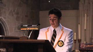 Ridley College Prefect Speech - Andrew P