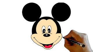 Mickey Mouse Drawing | Easy Drawing