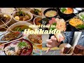 What I eat in Hokkaido│Sapporo , Tanukikoji street , fish market, food diary