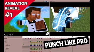 ANIMATION REVEAL TUTORIAL #1 : HOW TO PUNCH LIKE KRMSTUDIOZ : MINECRAFT MONSTER