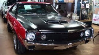 1970 AMC AMX 360 V8 Four Speed - Start up and Walkaround