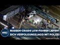 VERFOLGUNGSJAGD IN NRW: 20 Verletzte! LKW-Fahrer verursacht Massenkarambolage auf der A1