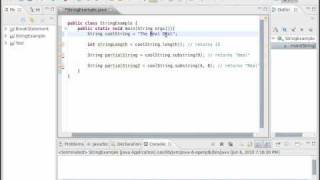 Java Video Tutorial 22: Basic Strings (Pt 2 of 2)