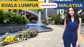 🇲🇾 KUALA LUMPUR Malaysia WALKING AROUND in downtown KLCC 4k