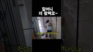 할머니네 놀러간 조잘조잘 손녀 #만3세 #육아쇼츠