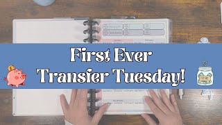 First Ever Transfer Tuesday | Debt Free Journey | Building Savings | Cash Budgeting