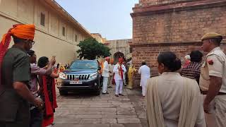 Royal entry of Maharaja Gaj Singh of Jodhpur at Jodhpur fort #GajSingh #Jodhpur #IndianRoyalFamily