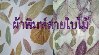 การทำลายผ้าใบไม้ ecopin