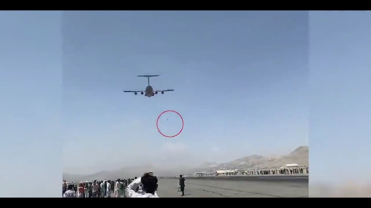 2 Afghans Falling To Their Deaths From Clinging To The Outside Of Plane ...