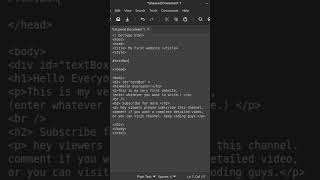 Create a Simple Website Using Notepad | Easy HTML and CSS Tutorial for Beginners. Subscribe.