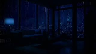 Rain Sounds For Better Sleep 🌧️ 24 Hours Of Rain Sounds With City View In The Rain 🌃