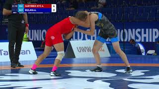 Qual. WW - 53 kg: A. SABYRBEK KYZ (KGZ) v. A. BULAVA (BLR)