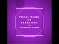 vocal warm up exercise 4 short ah