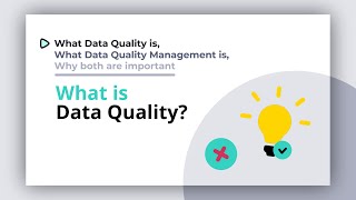 What is Data Quality?