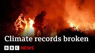 Climate change: Broken records leave Earth in 'uncharted territory' - BBC News