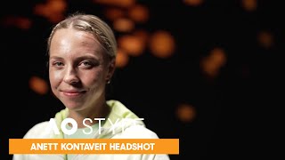 Anett Kontaveit Headshot | Australian Open 2022 | AO Style