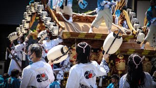 【1080p60fps】2022令和四年 東灘区 大日霊女神社だんじり祭り 深江區