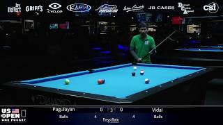 GREAT ESCAPE: Alex Pagulayan vs Marc Vidal Claramunt | 2019 US Open One Pocket Championship